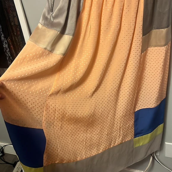 Rebecca Taylor Size 6 Side Zipper 💯 Silk Gorgeous Designer Dress - Picture 4 of 9